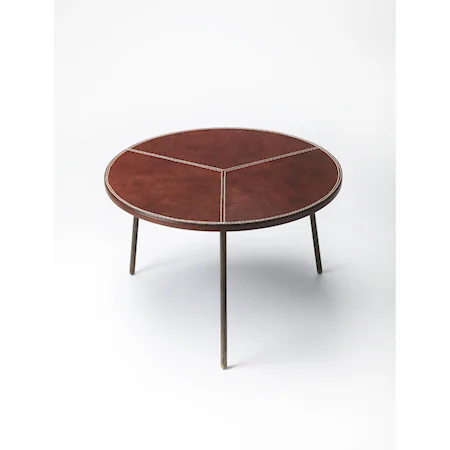 Leather Cocktail Table